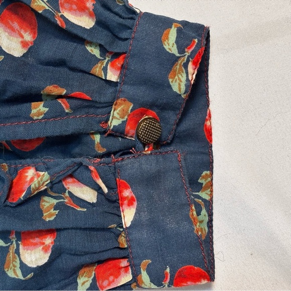 Maeve by Anthropologie | Apple Print Balloon Sleeve Blouse | 4 - Picture 12 of 12